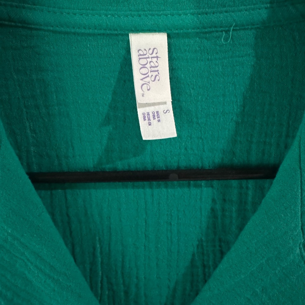 Teal button down - Picture 2 of 3
